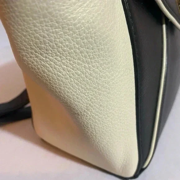 Kate spade black beige black satchel handbag